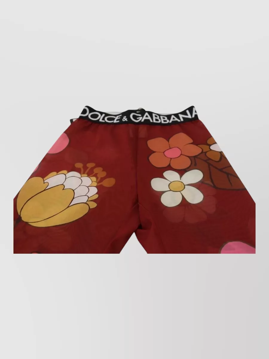 Dolce&Gabbana Floral-Print Leggings