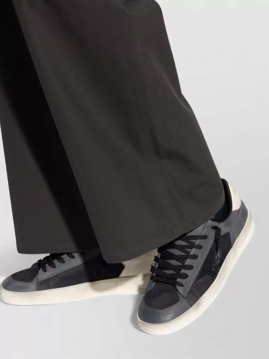 Golden Goose Stardan Leather Sneakers Contrast Sole Design