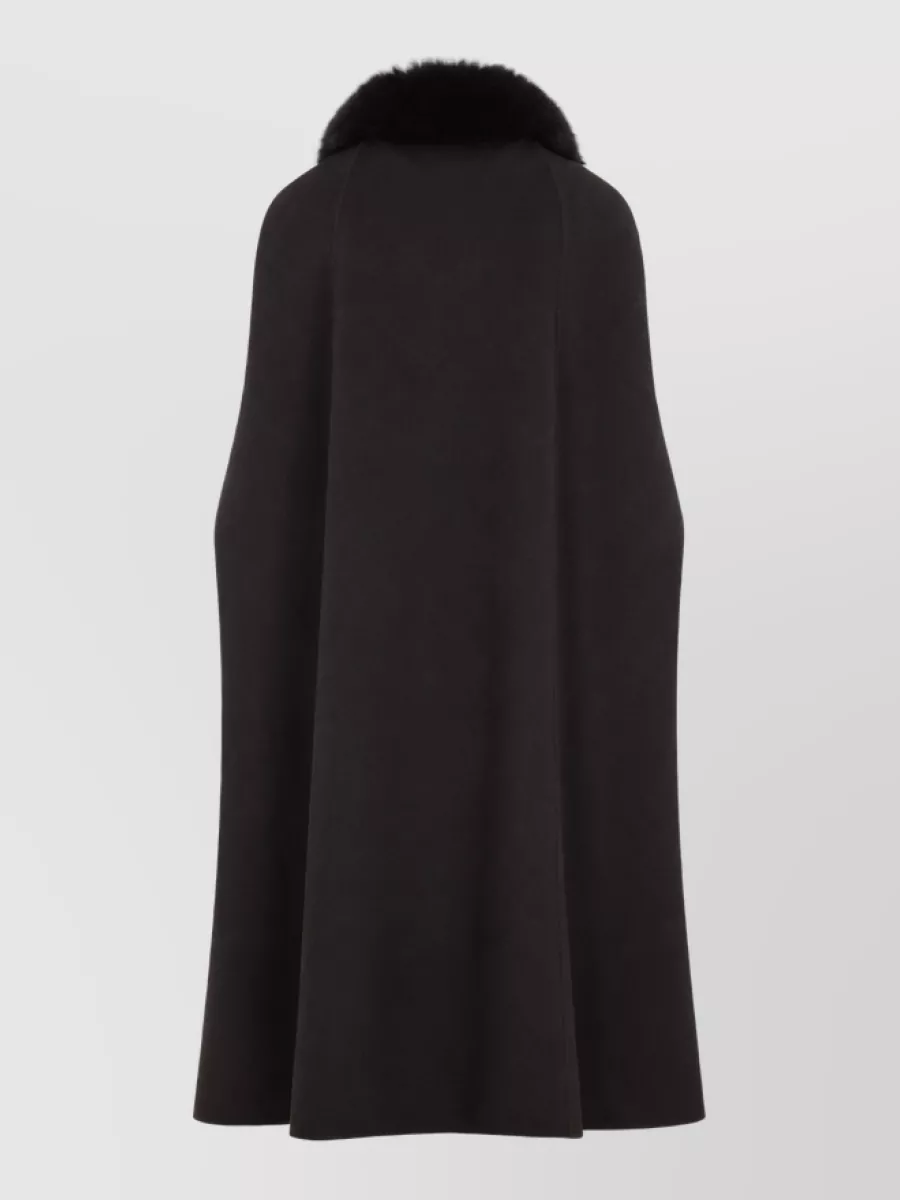 Yves Salomon Wool Cashmere Cape