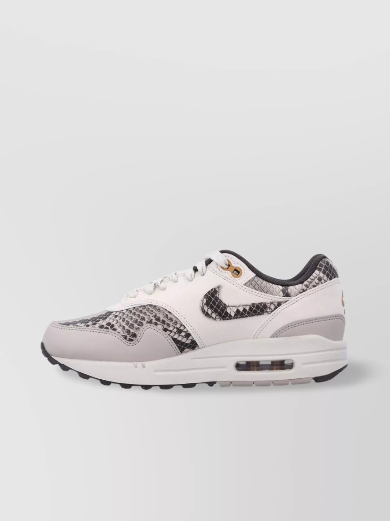NIKE SNAKESKIN PATTERN LOW-TOP SNEAKERS WITH PADDED COLLAR