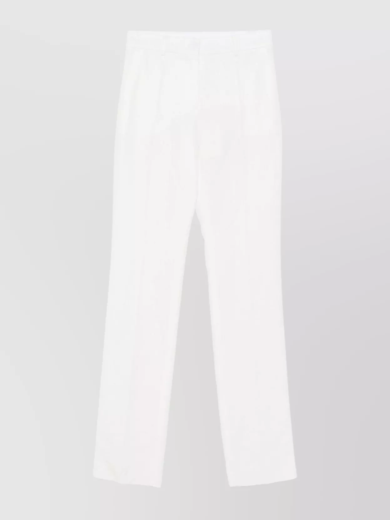 Sportmax Trousers Straight Leg Belt Loops Front Pleats