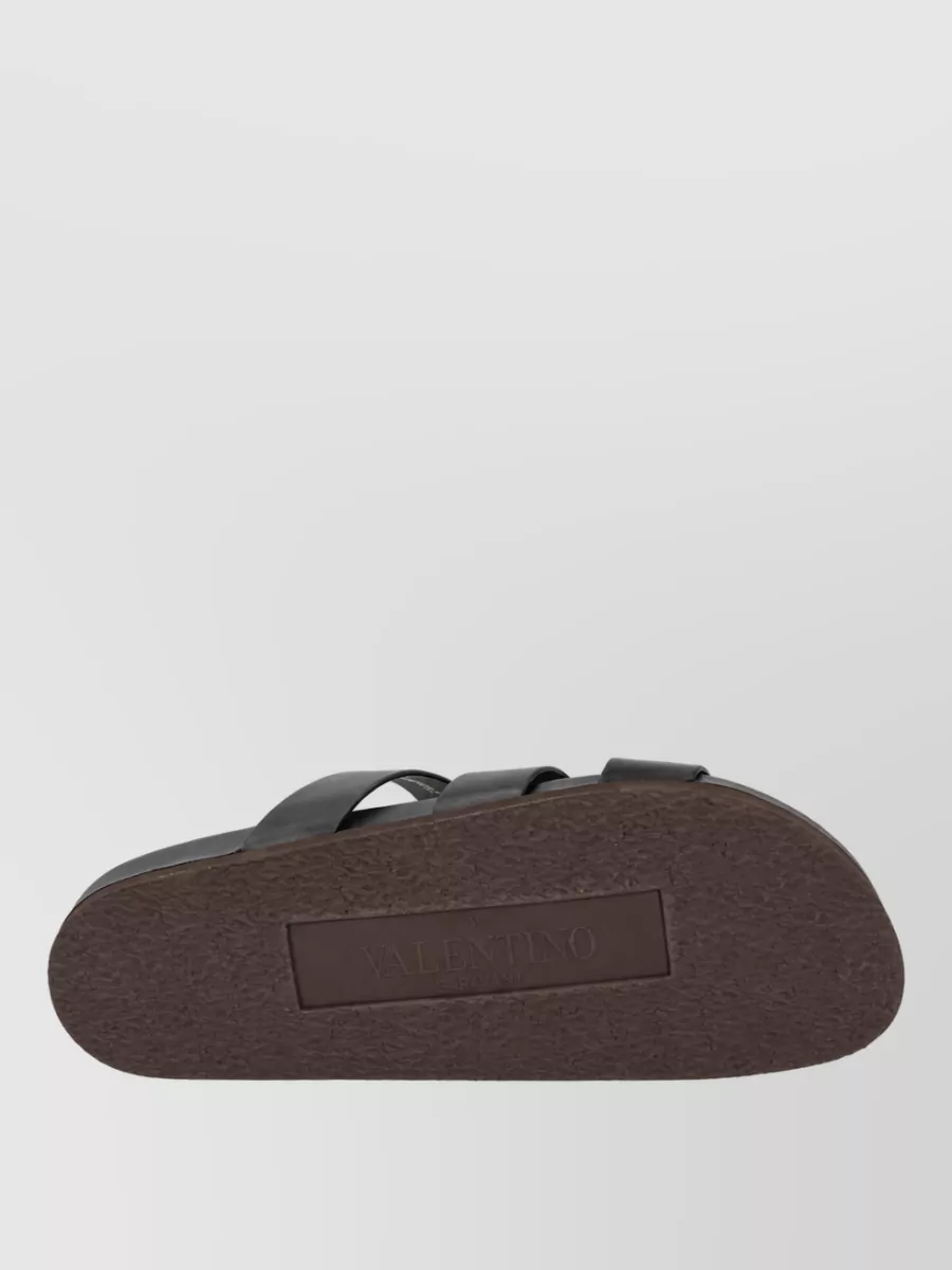 Valentino Garavani Leather Slide Sandals