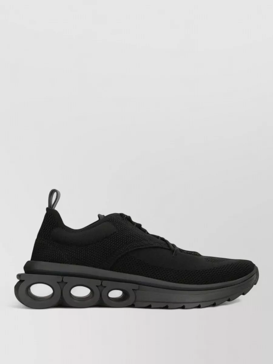 Ferragamo Fabric Low-Top Sneakers