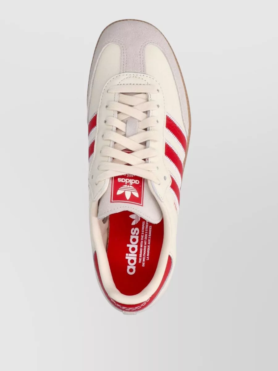 Adidas Leather Low-Top Lace-Up Shoes