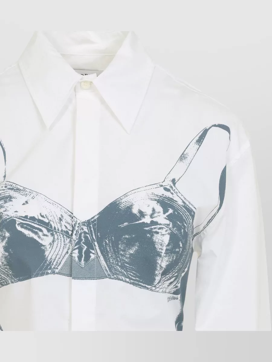 Jean Paul Gaultier Printed Cotton Shirt