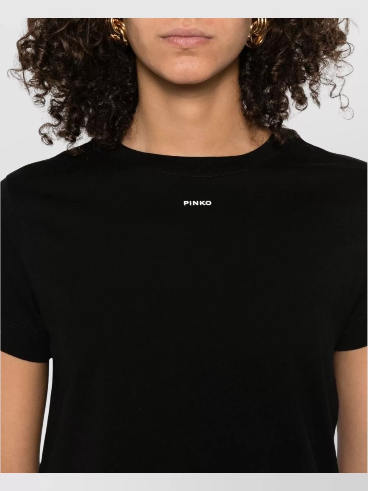 Pinko Crew Neck Short Sleeves Top