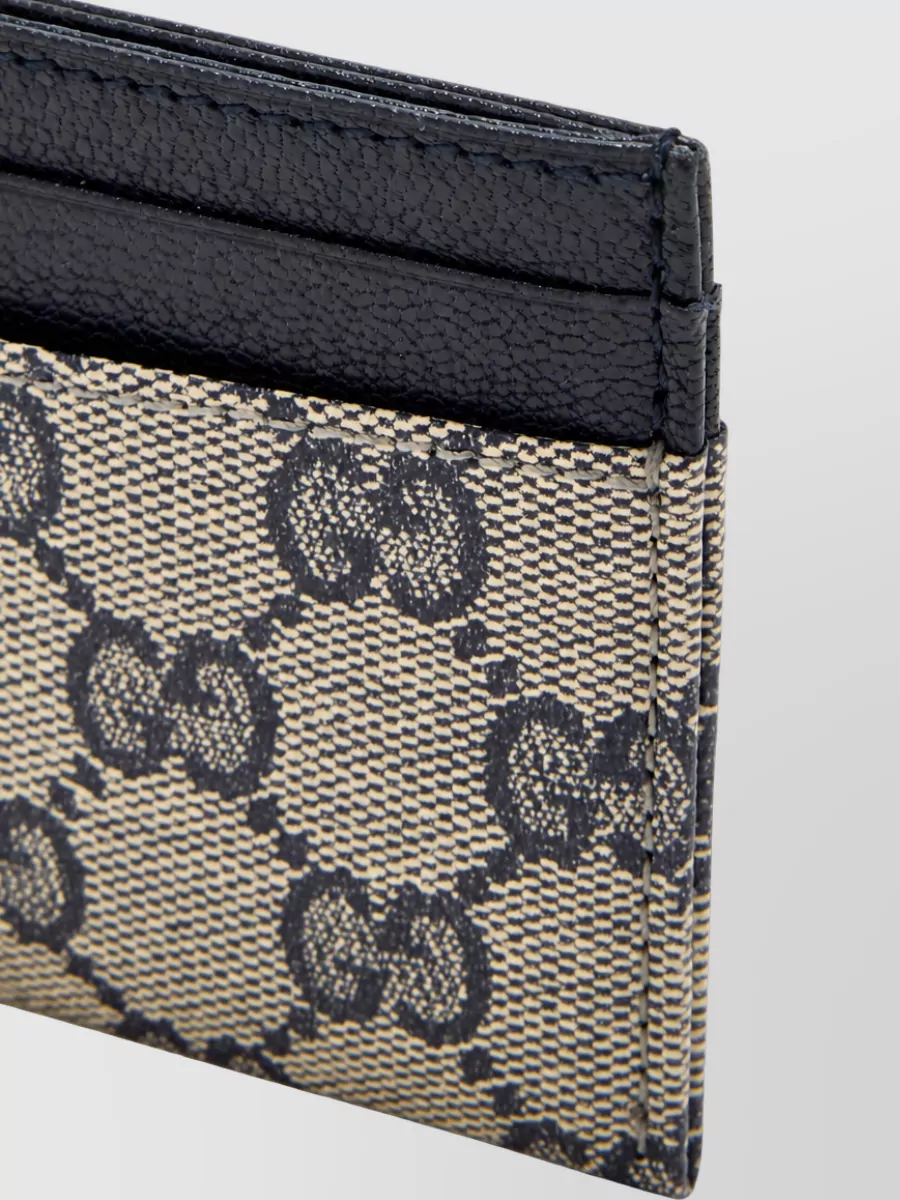 Gucci Canvas Card Holder