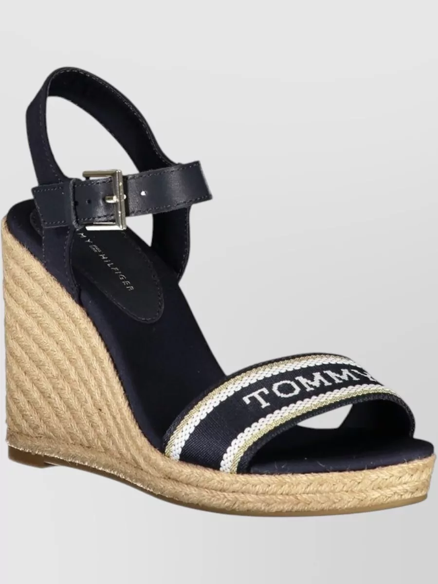 Tommy Hilfiger Leather Espadrille Sandals