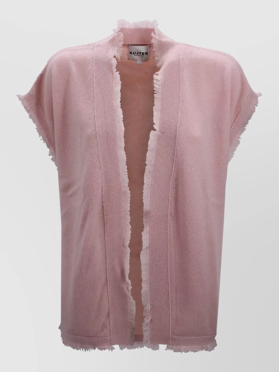 Kujten cashmere cropped oversized vest