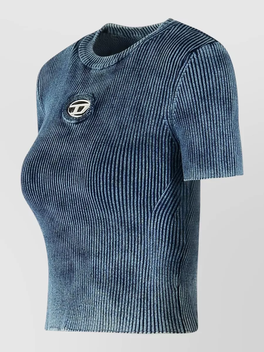Diesel Fitted Cotton T-Shirt Crew Neck