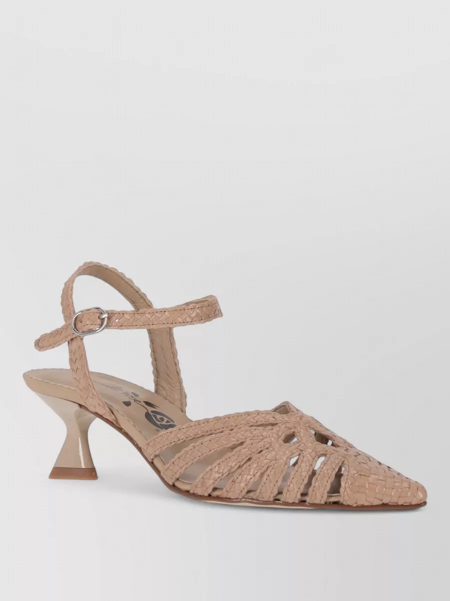 La Rose leather sandals