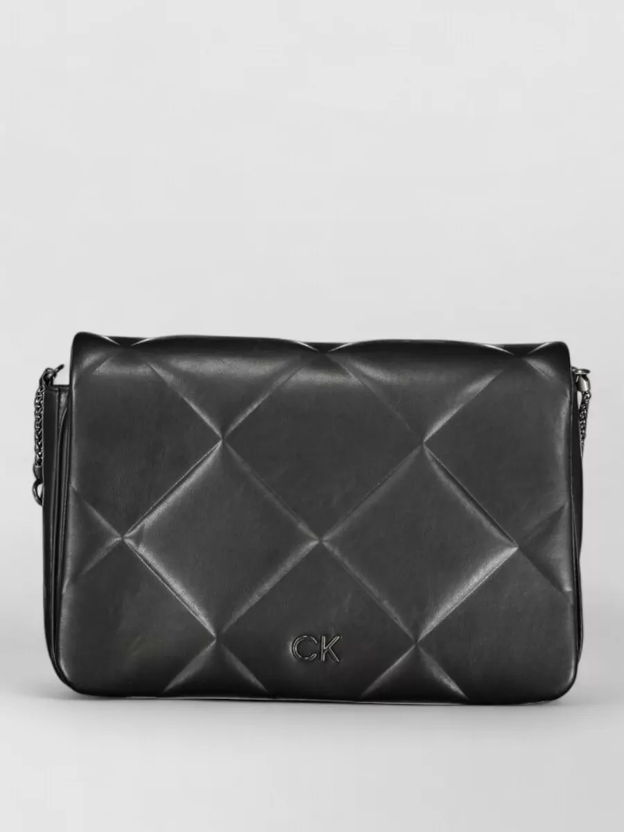 Calvin Klein quilted clutch bag