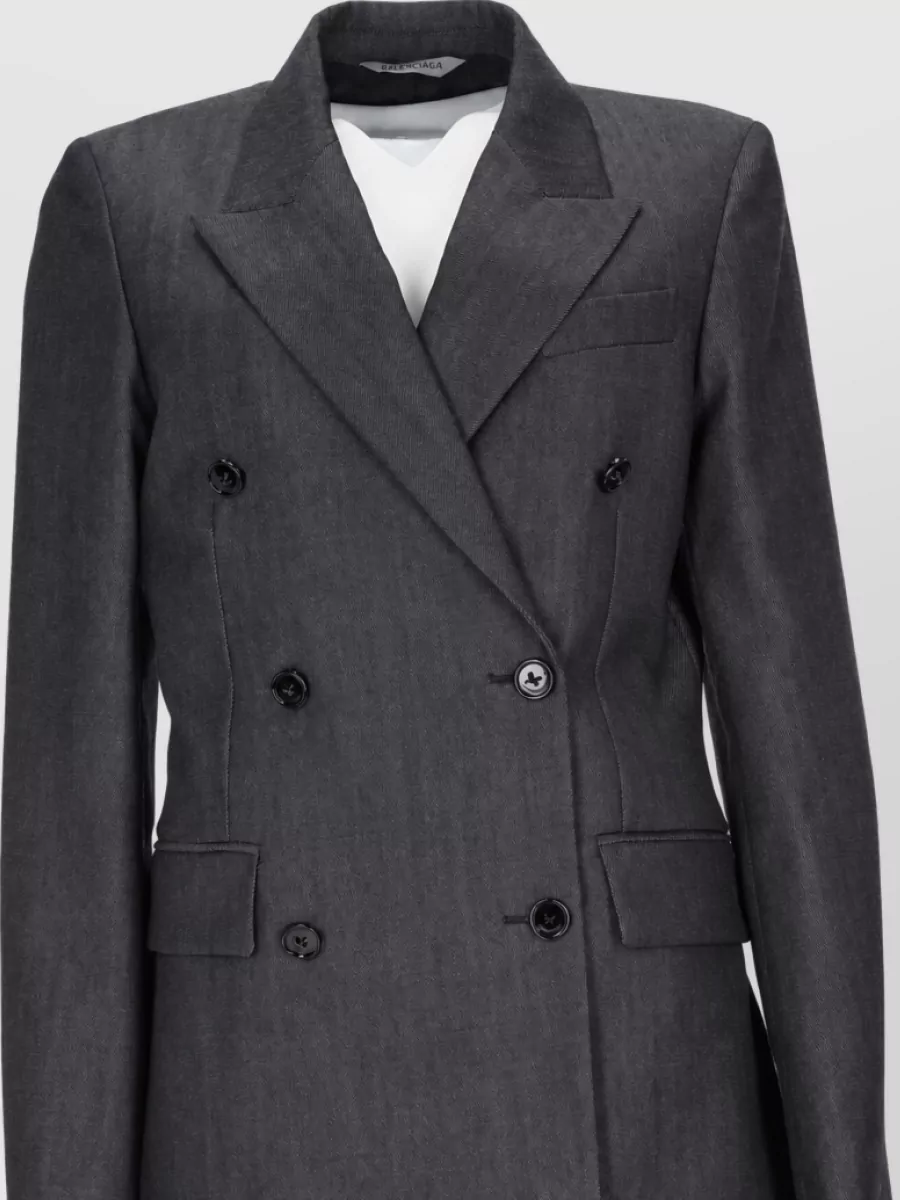 Balenciaga Wool double-breasted suit jacket