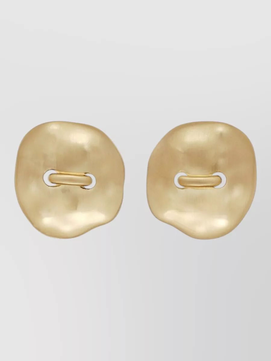 Cult Gaia Brass-Plated Hoop Earrings