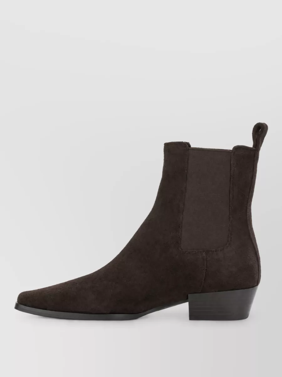 Strategia Suede Leather Ankle Boots
