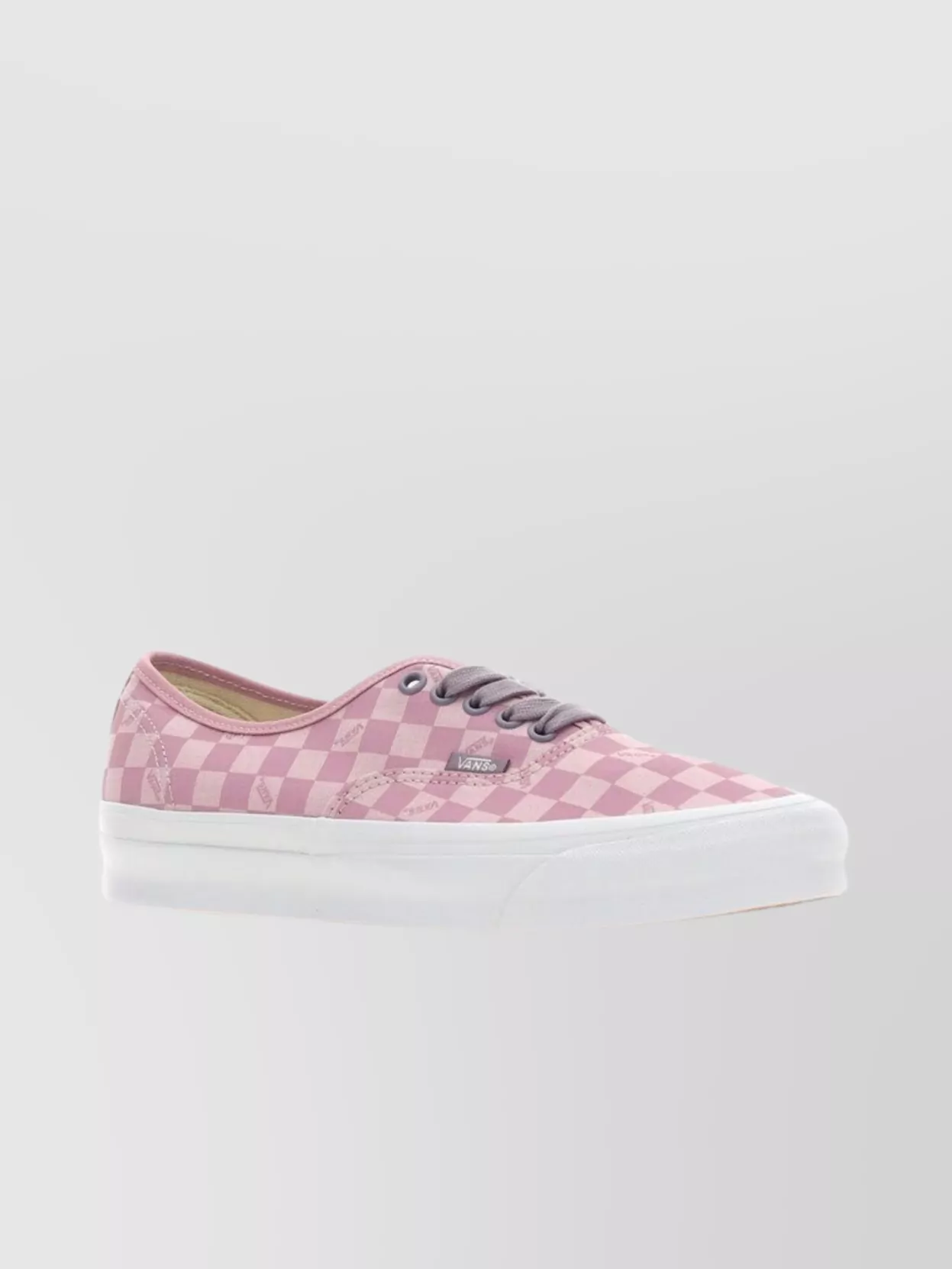 Shop Vans Checkered Low-top Sneakers Round Toe