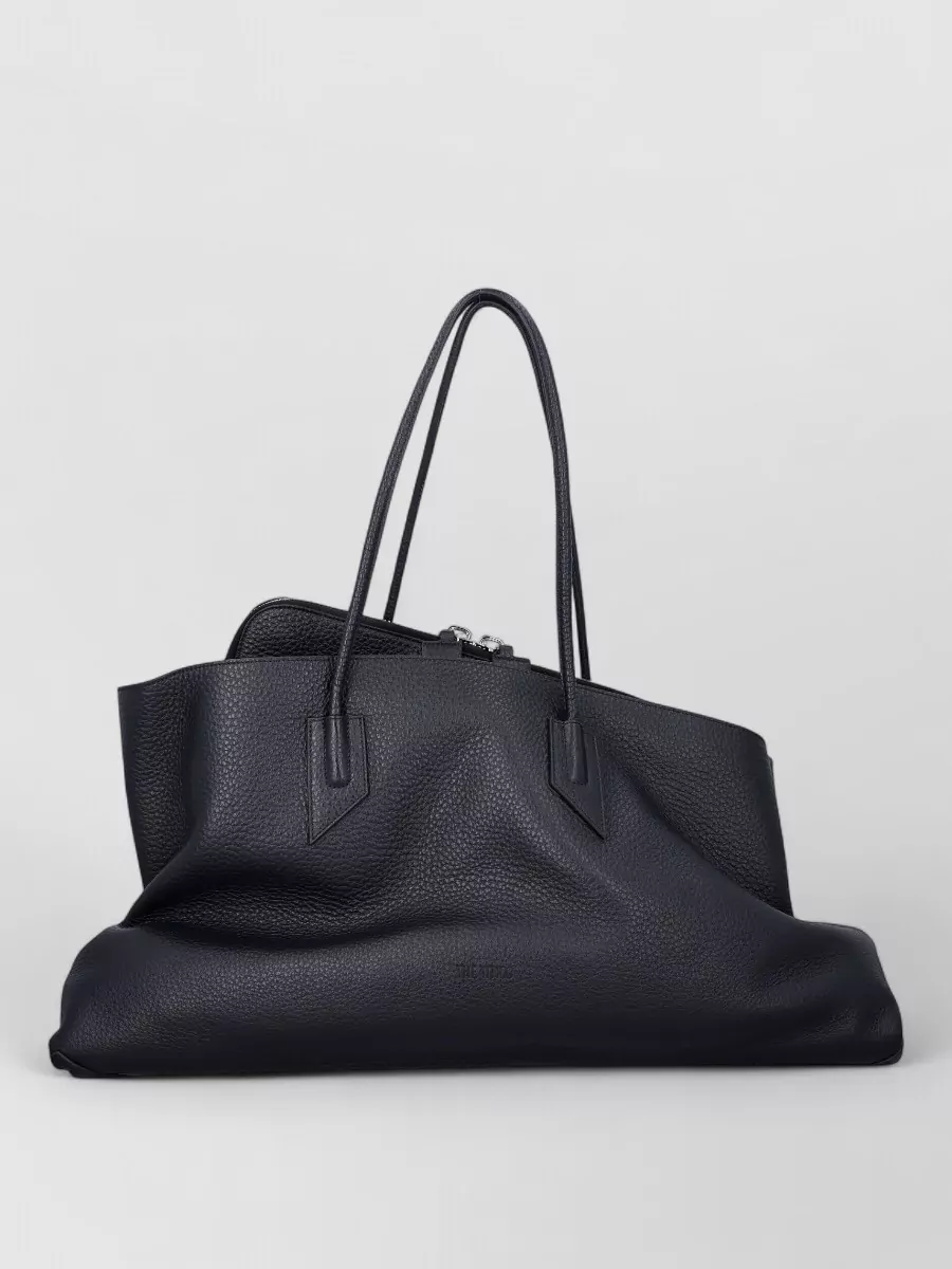 The Attico large leather tote bag