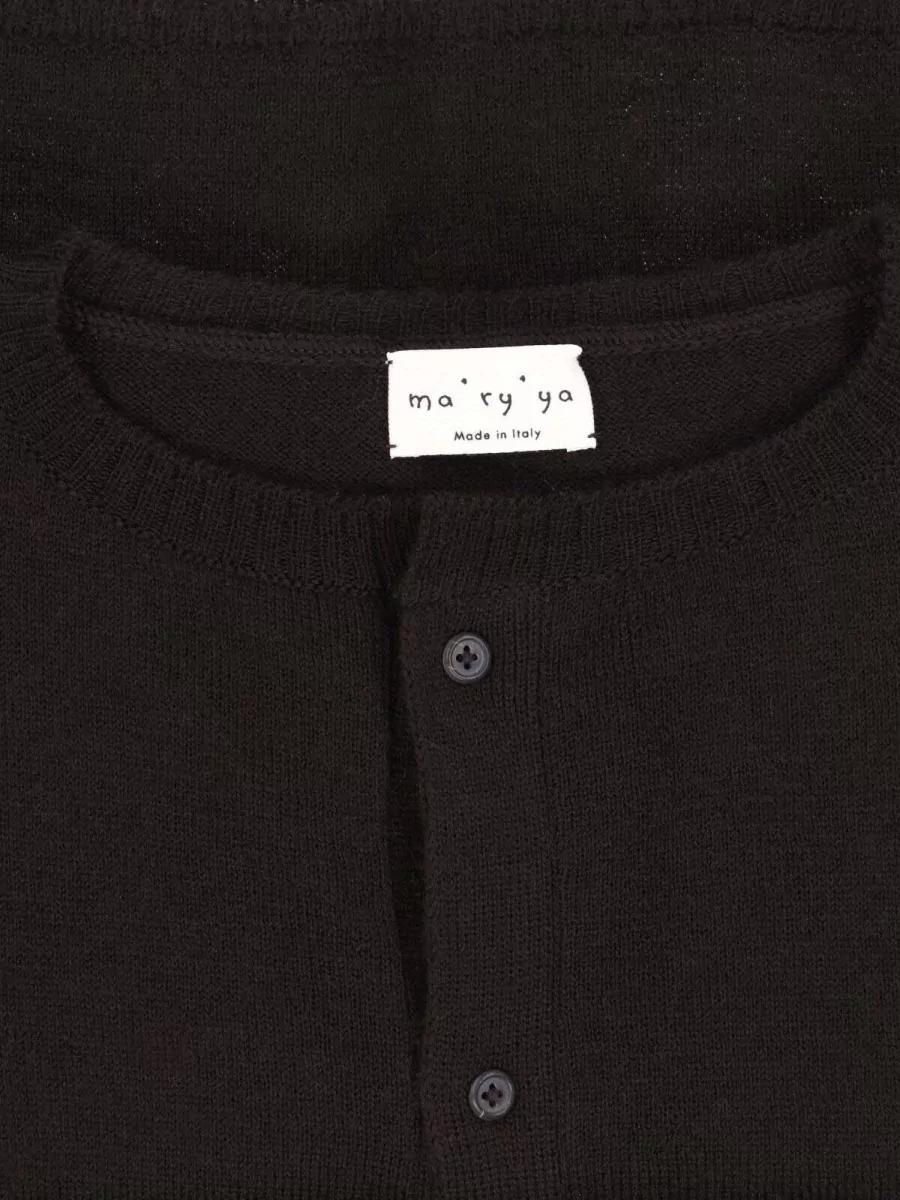 Ma'ry'ya Virgin Wool Crewneck Sweater