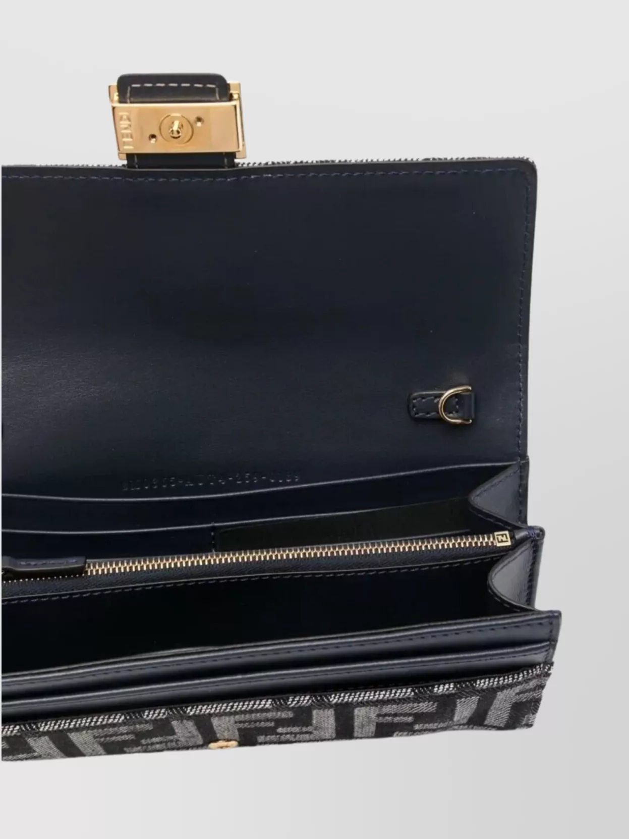 Fendi Chain Strap Baguette Continental Wallet