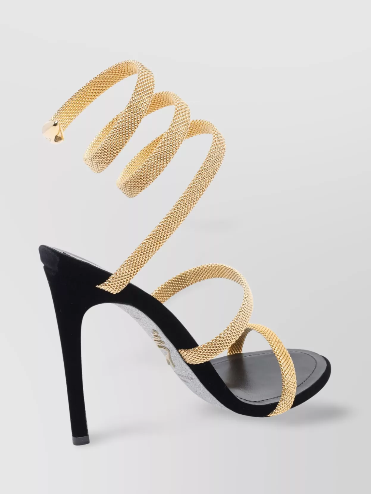 Rene Caovilla Sandals Heel Brass Detail