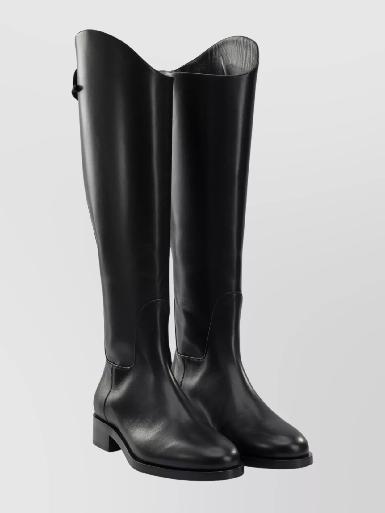 Aeyde Knee-high Leather Block Heel Boots