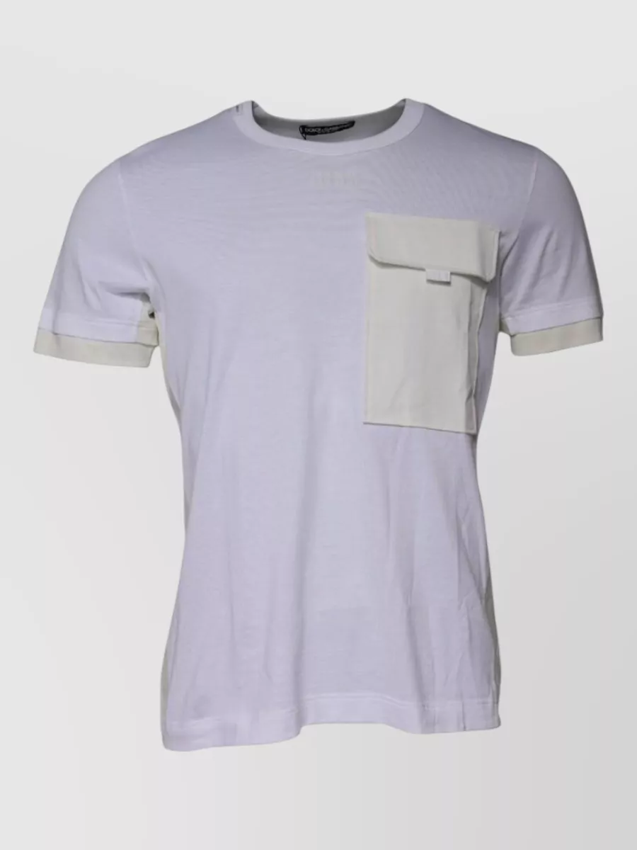 Dolce&Gabbana Cotton crew neck short sleeve t-shirt