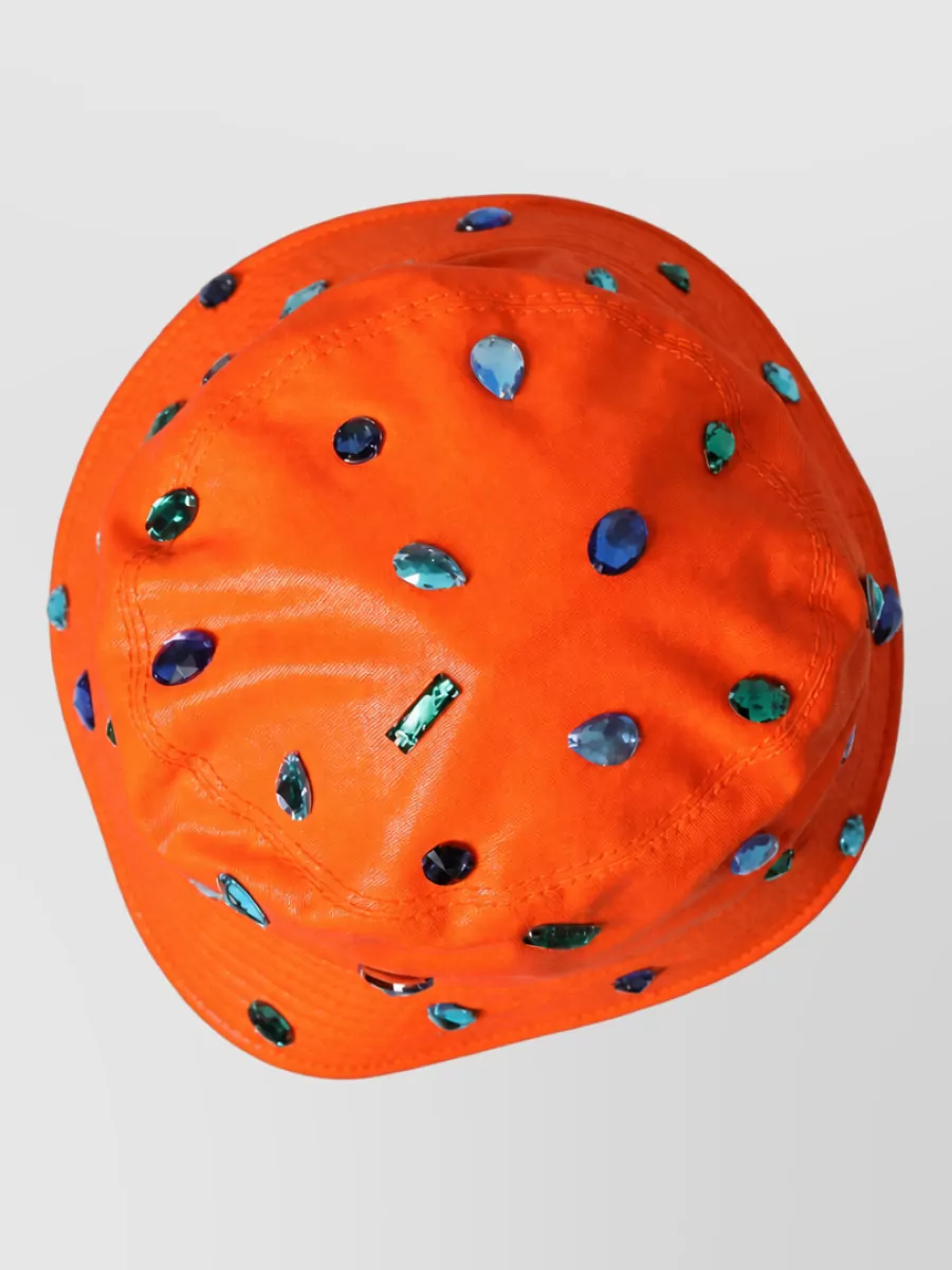 Dolce&Gabbana Crystal Embellished Bucket Hat