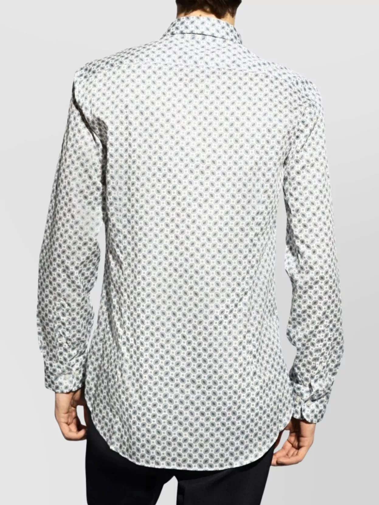 Etro Paisley Print Shirt Buttoned Hems