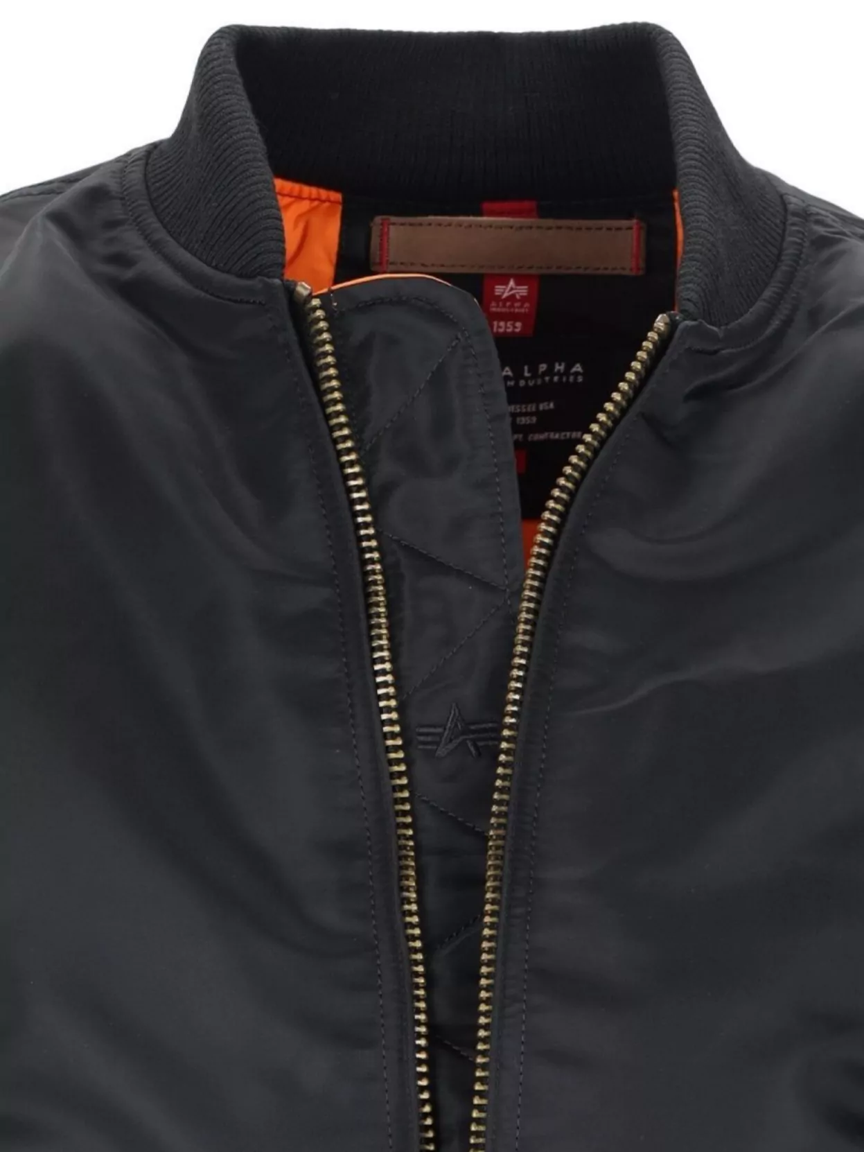 Alpha Industries Relaxed Fit Jacket Featuring Multiple Pockets