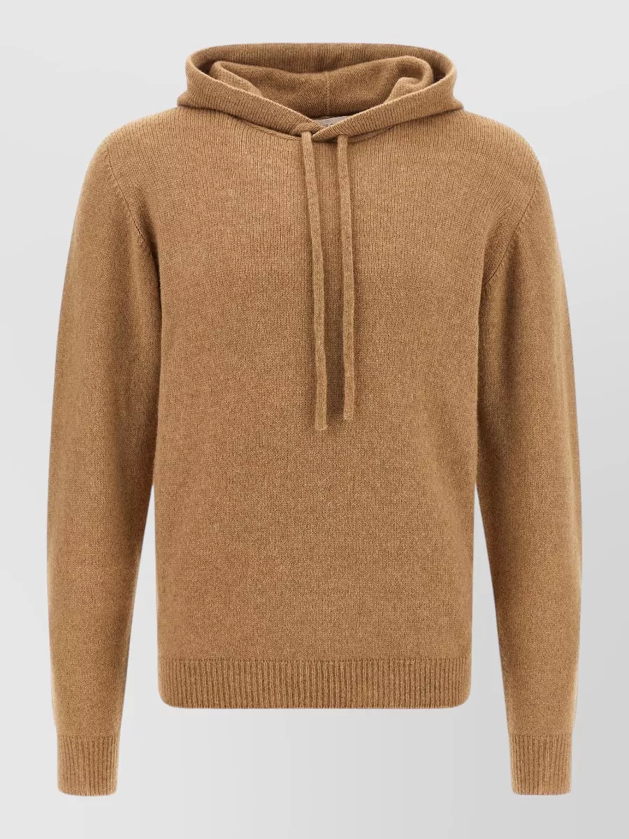 Roberto Collina ribbed hooded sweater