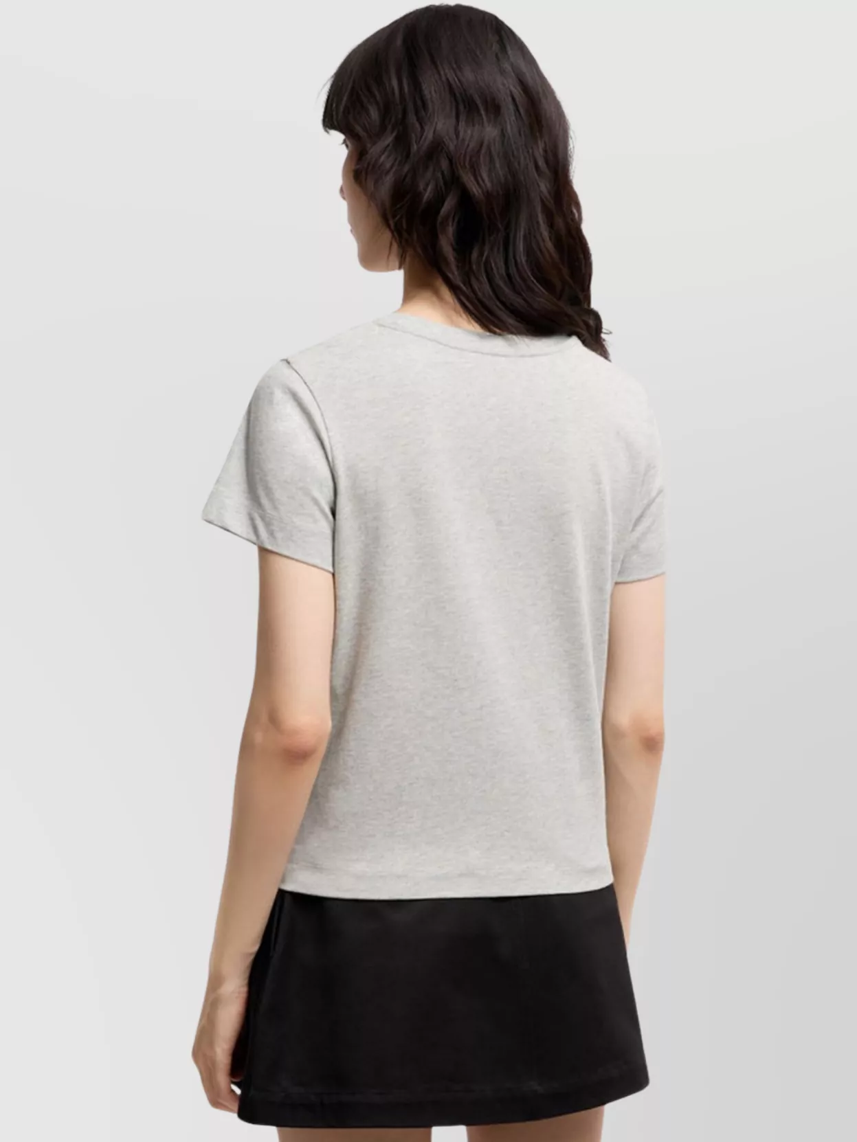 Moncler Embroidered Crew Neck Short Sleeve Top