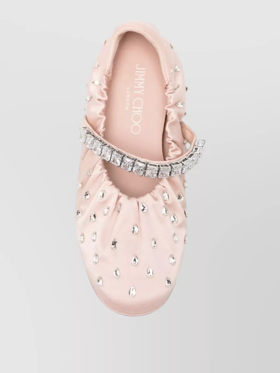 Jimmy Choo Leather Ballerina Shoes