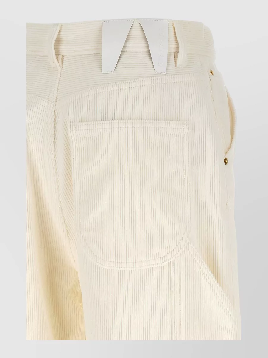 Darkpark Corduroy Feather Chain Relaxed-Fit Straight-Leg Carpenter Pants
