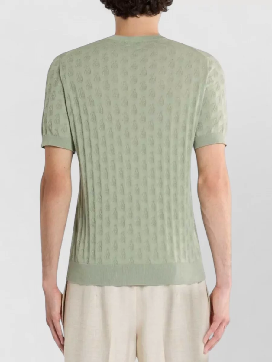 Etro Paisley Cotton Crew-Neck T-Shirt