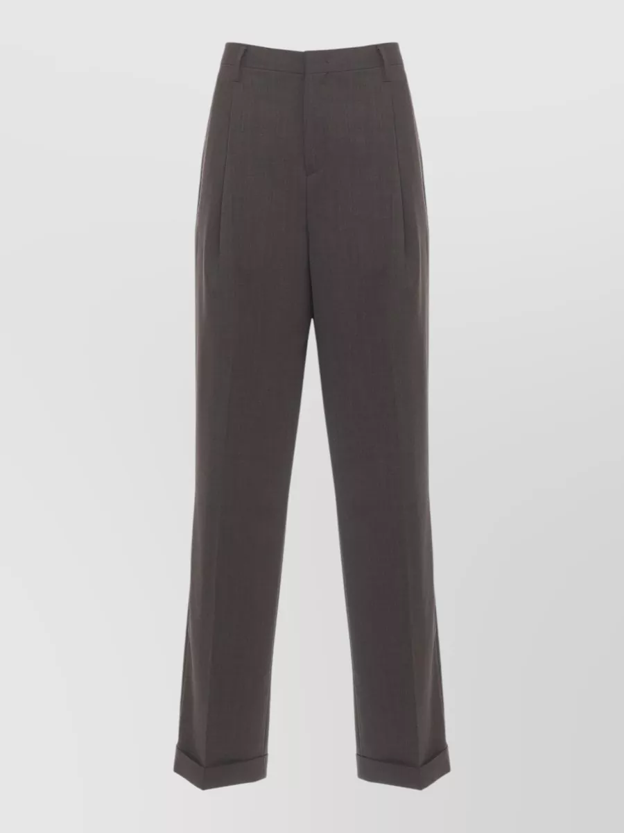 Briglia 1949 virgin wool wide-leg trousers