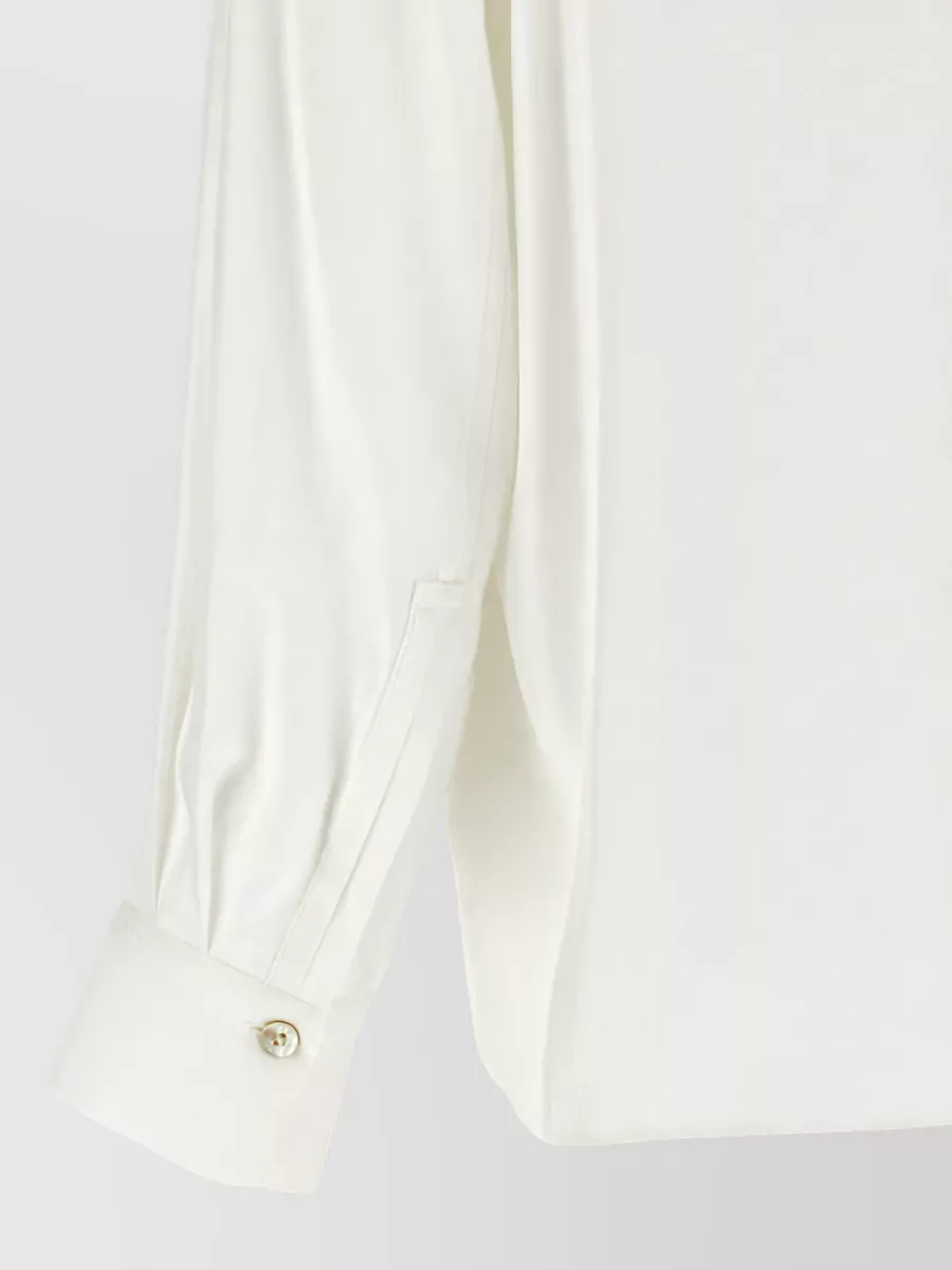 Vince Silk Double Collar Shirt