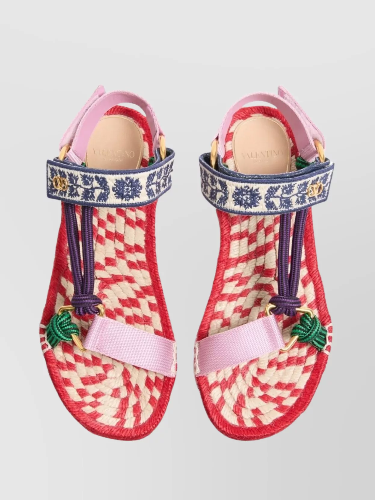 Valentino Garavani Powell Lake Embroidered Sandals