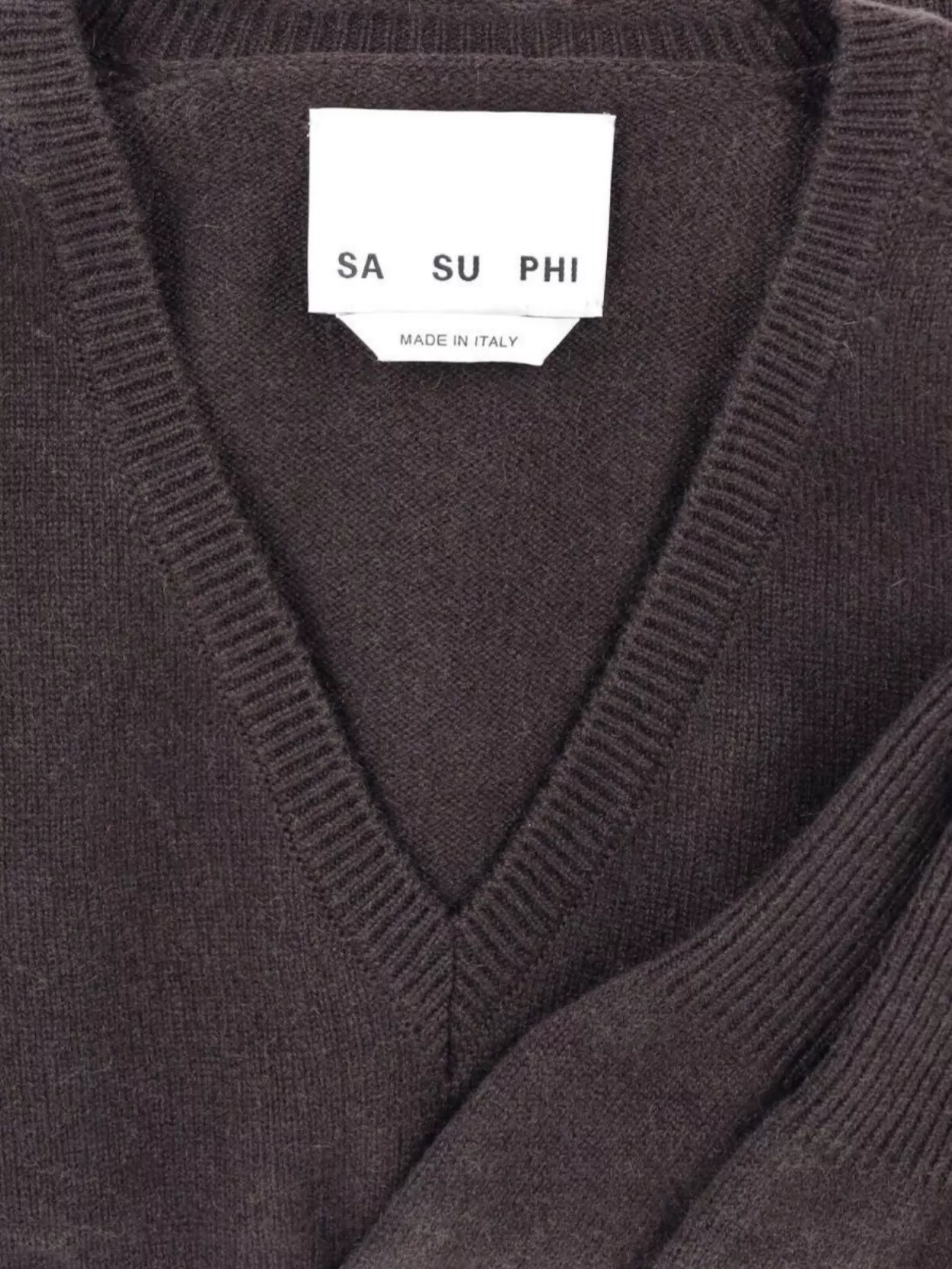 Sa Su Phi Long Sleeve Knitwear V-Neckline