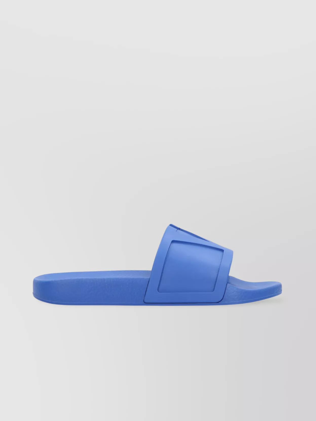 Valentino Wide Strap Open Toe Rubber Slides