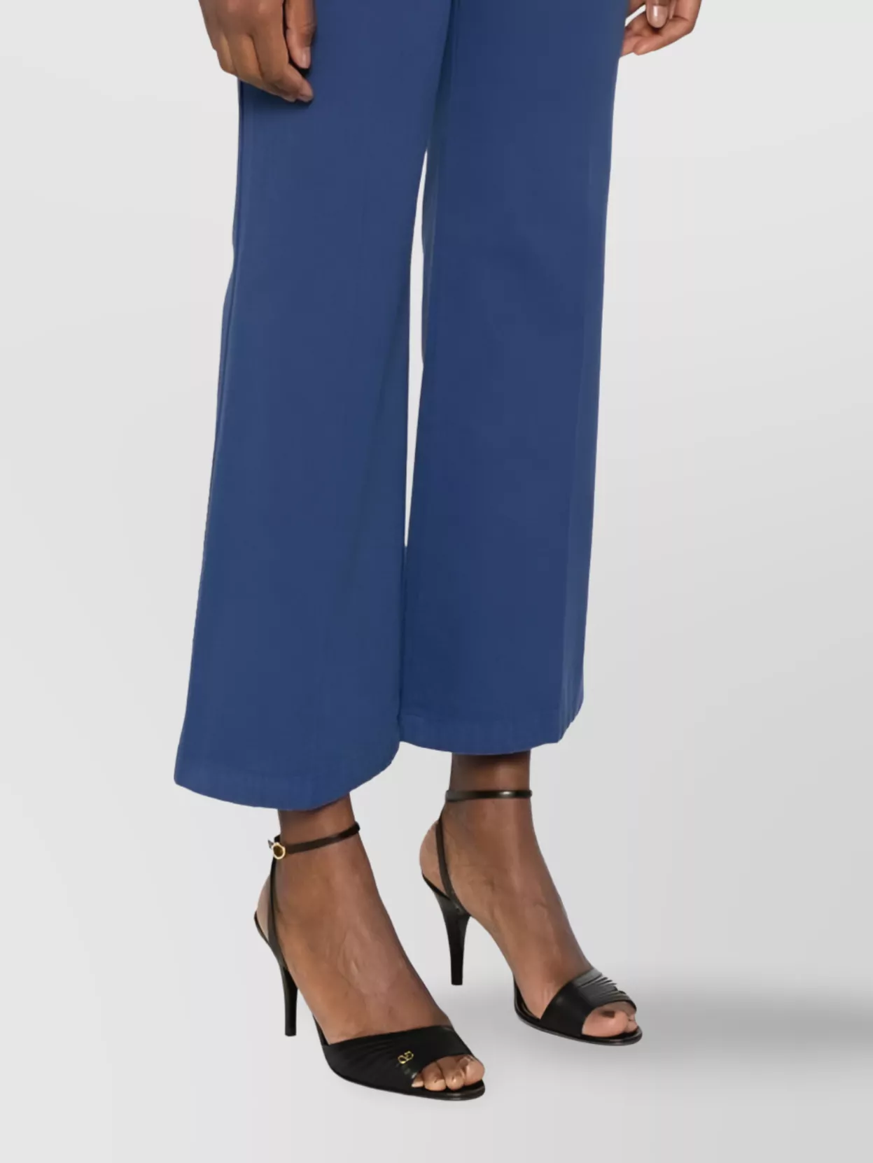 Shop Chloé High Waist Wide Leg Trousers With Belt Loops