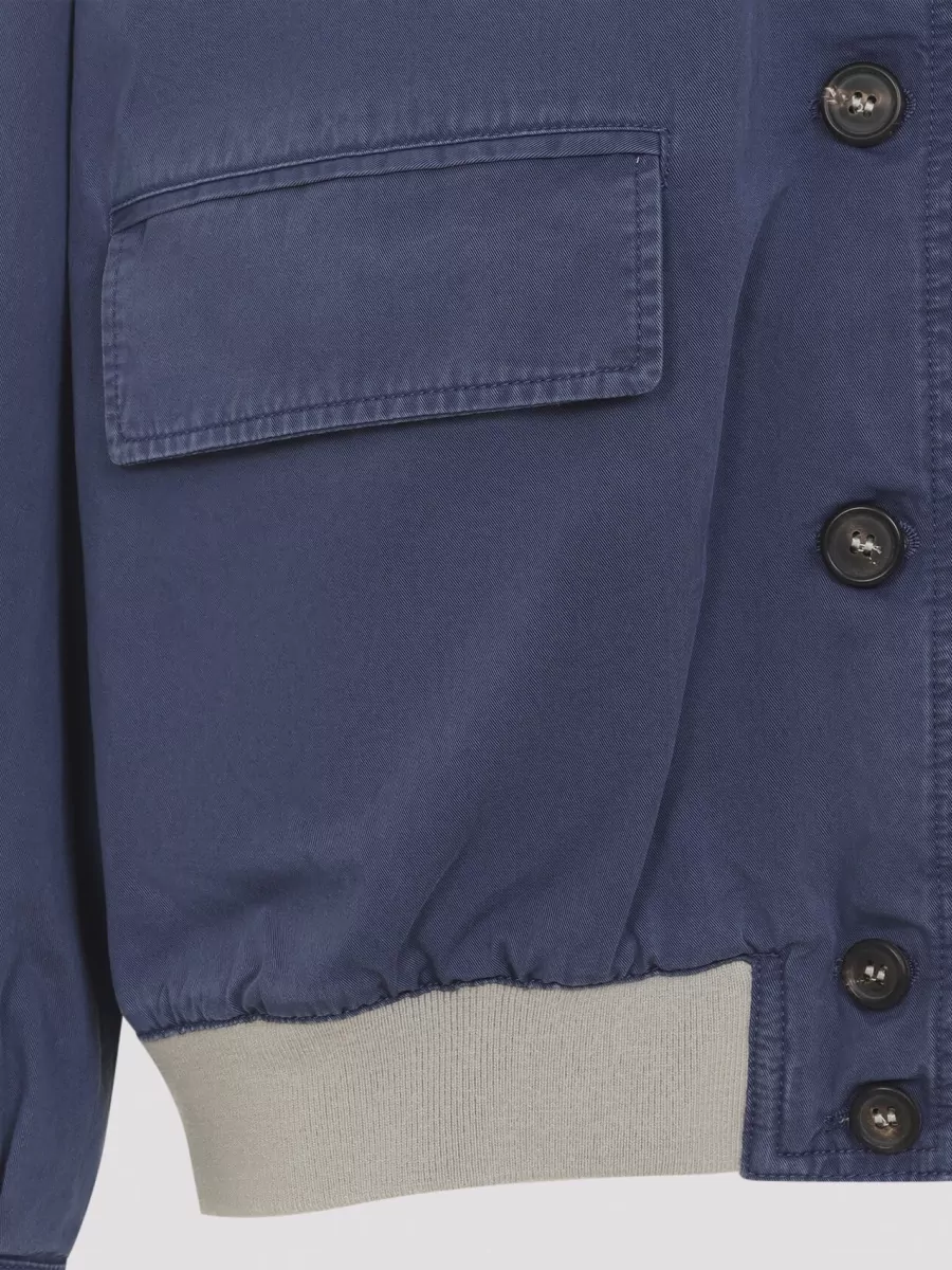Miu Miu Cotton Oversized Single-Breasted Jacket