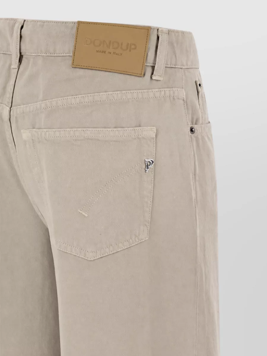 Dondup Wide Leg Denim Jeans