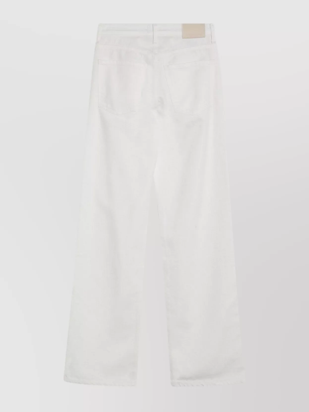 Citizen Of Humanity Belt Loops Five-pocket Design Trouser Skirt In White