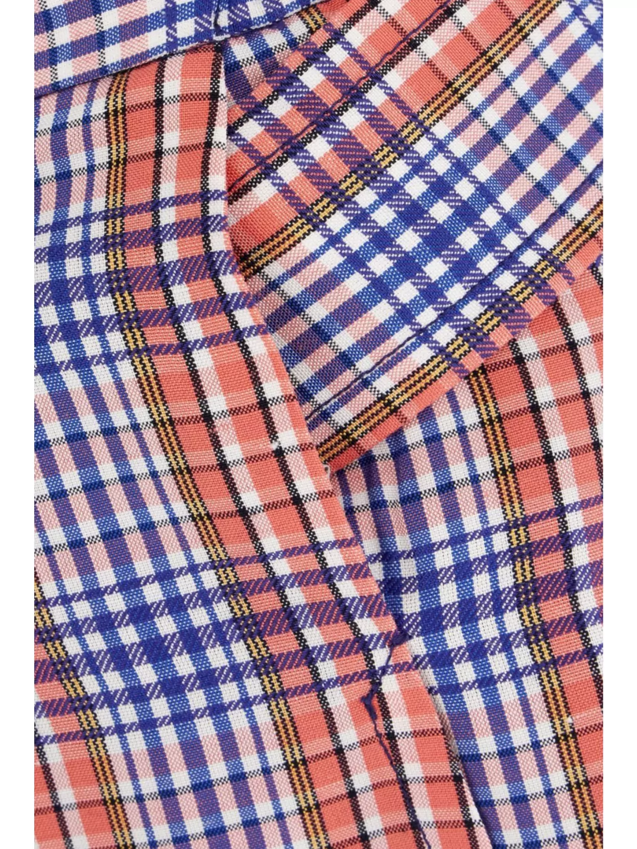 Vivienne Westwood Layered Asymmetric Hem Checked Skirt