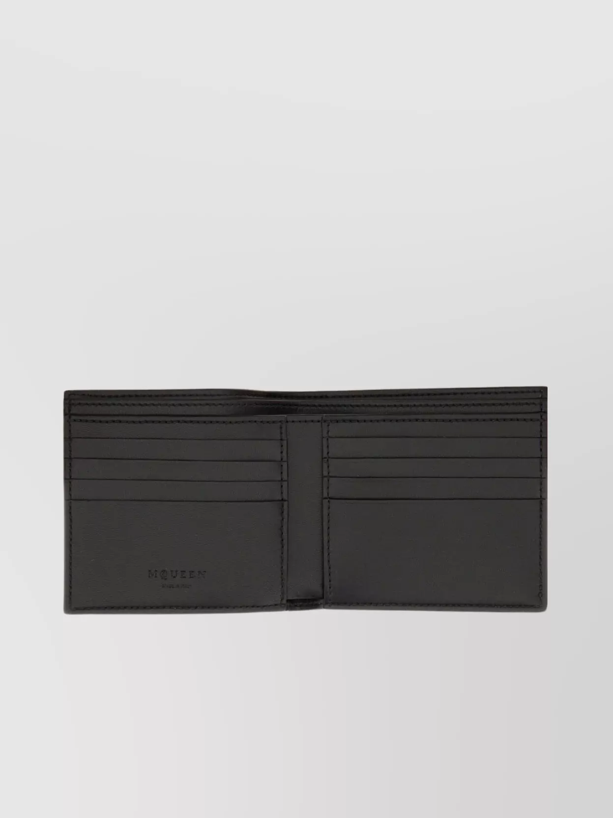 Alexander Mcqueen Slim Bi-Fold Wallet With Contemporary Design
