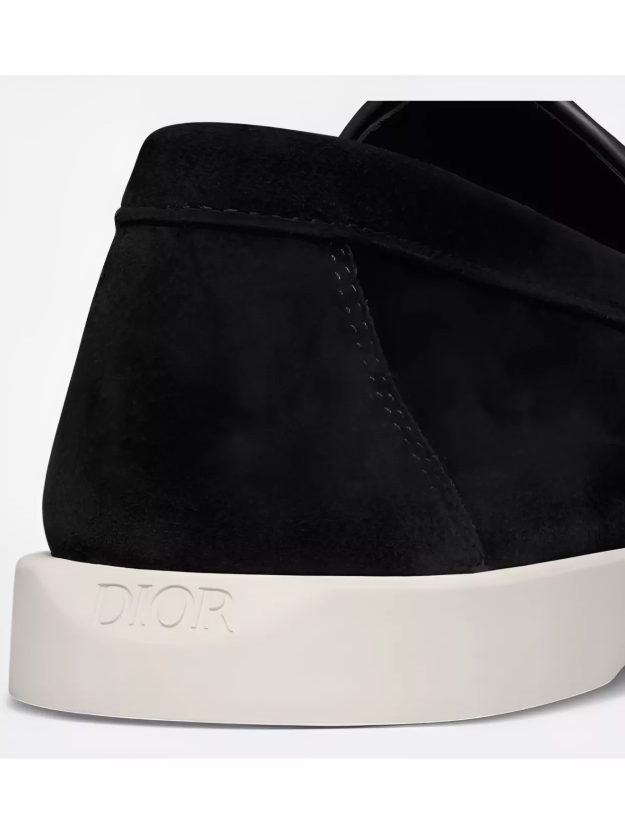 Christian Dior Slip-On Loafer Slippers With Textured Sole