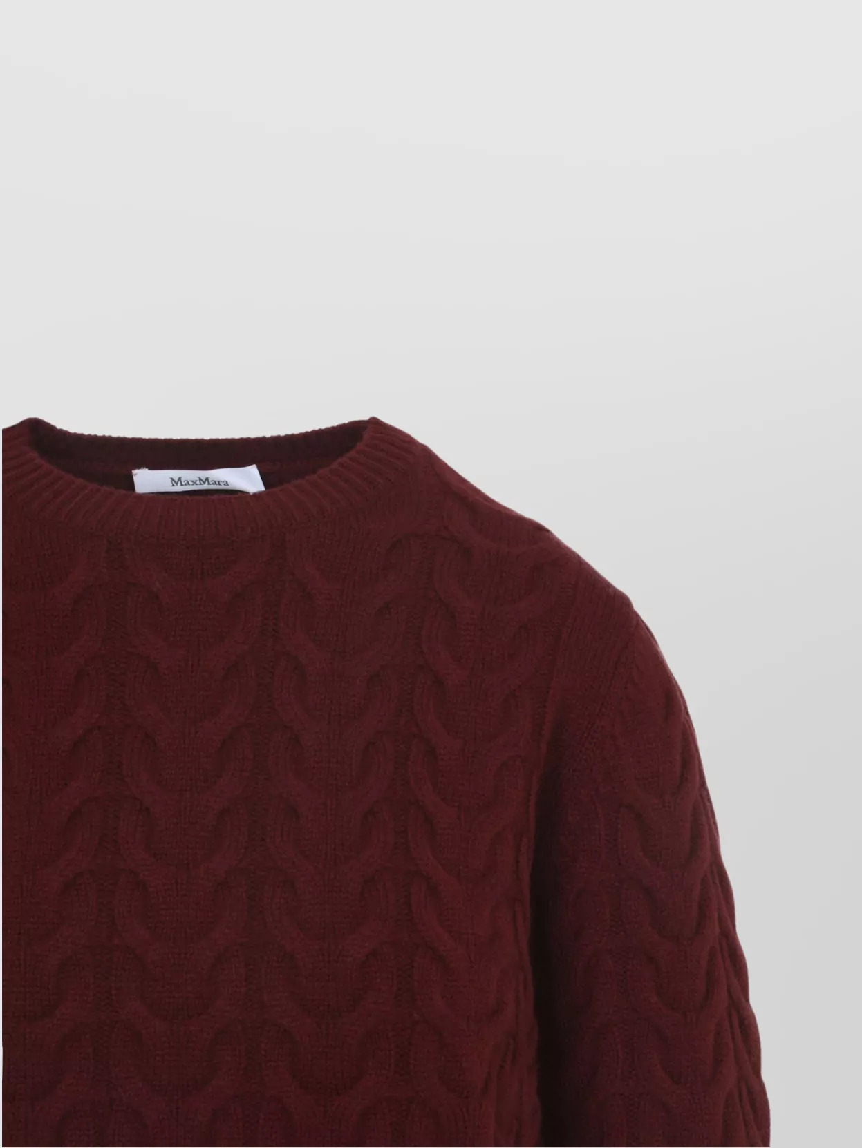 Max Mara Braided Cable Knit Sweater