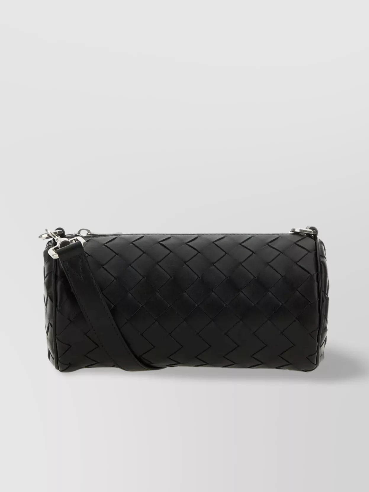 Shop Bottega Veneta Barrel Crossbody Bag In Smooth Calf Leather