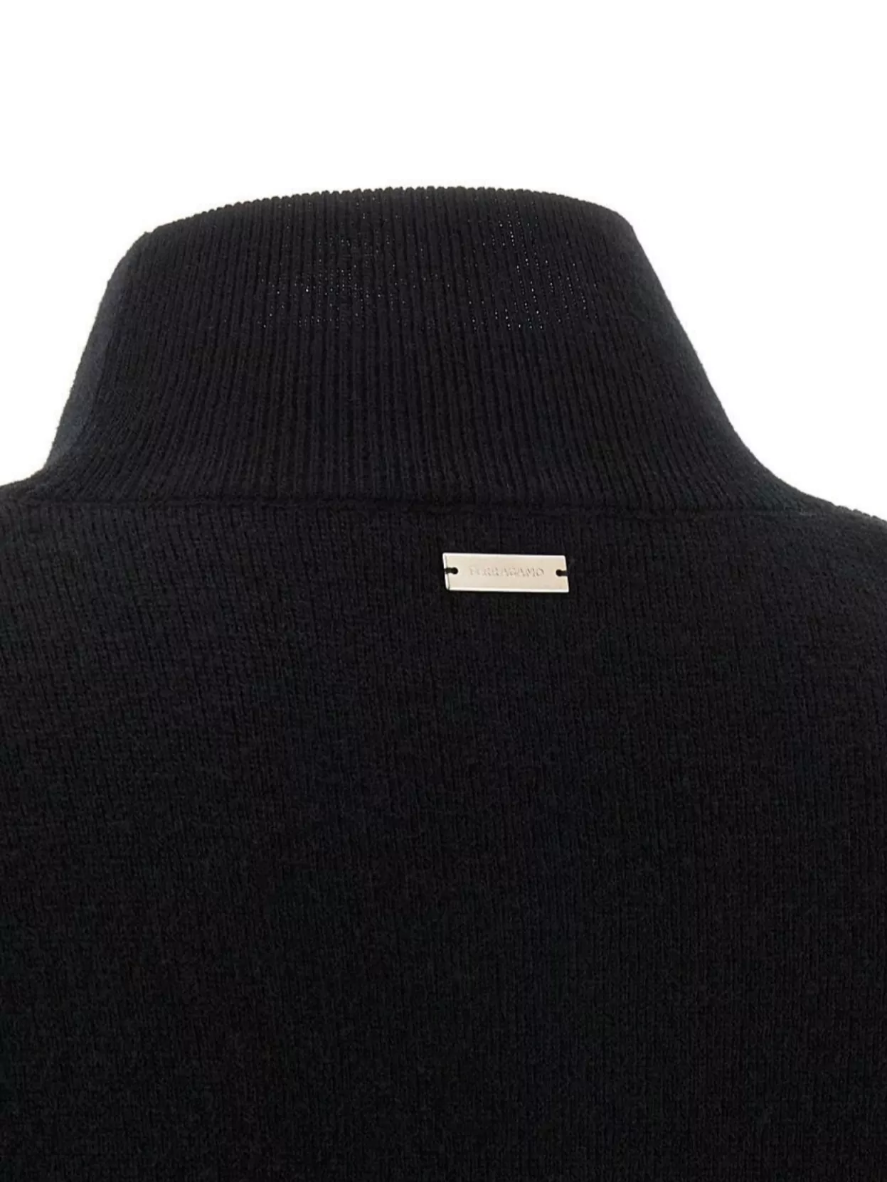 Ferragamo Sweater With Floral Detail And High Neck