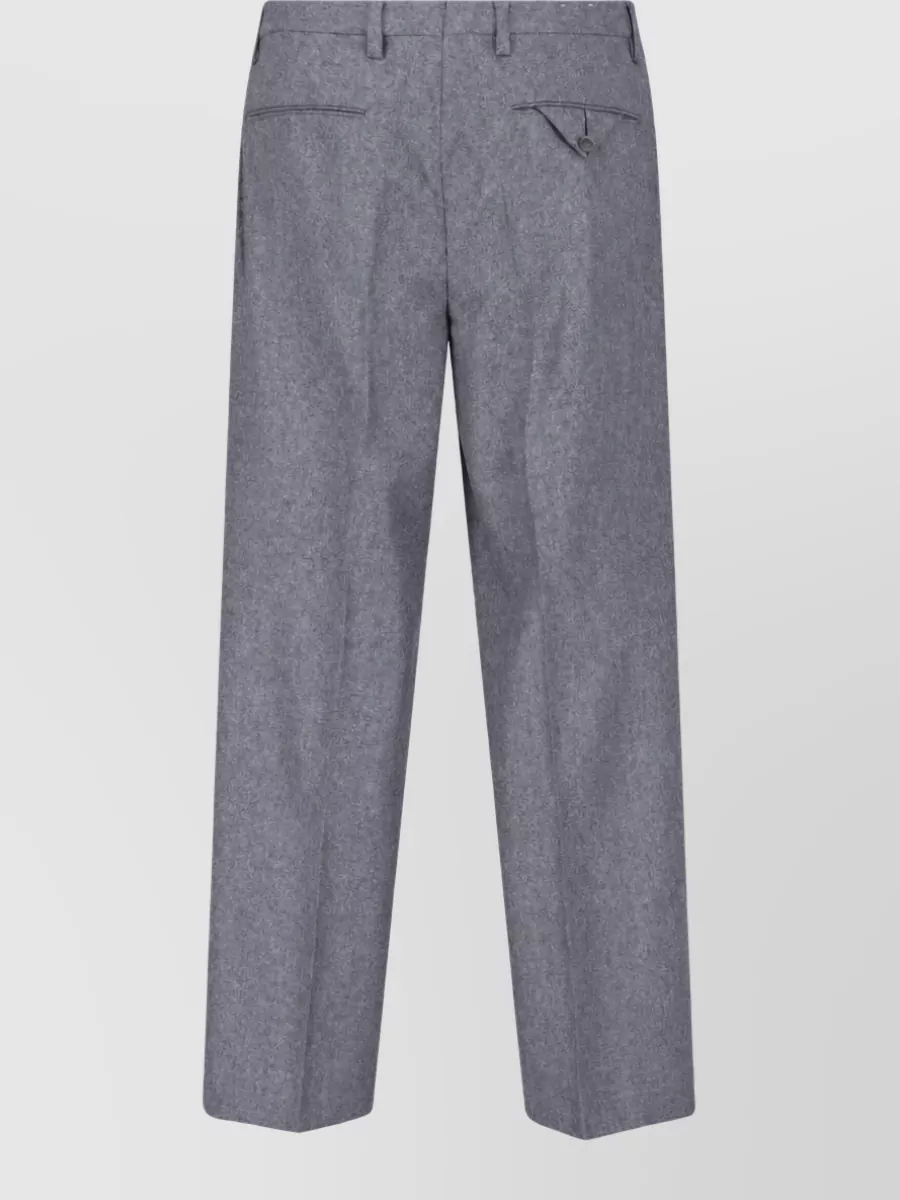Briglia 1949 Virgin Wool Straight-Leg Tailored Trousers
